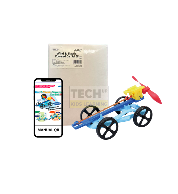 HOL Wind and Elastic Powered Car (Sleeveless & QR Manual)