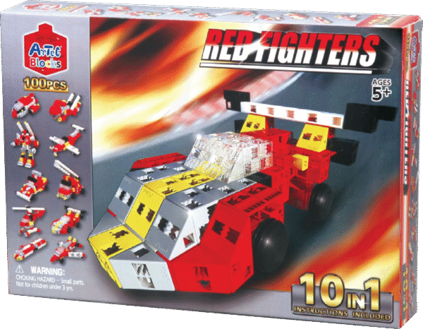 Artec Blocks Red Fighters 10 in 1 - Image 2